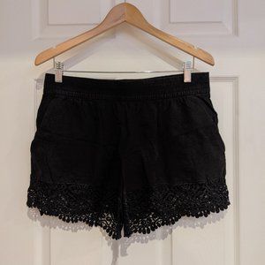 H&M - Hennes - Shorts with Crochet - Size 12
